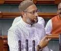 How Owaisi reacted to 'Jai Shri Ram' chants in LS