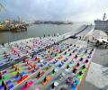 PHOTOS: Soldiers do yoga all across the country