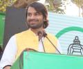 Lalu's son Tej Pratap at NDA minister's event, raises eyebrows