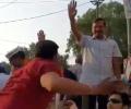 Kejriwal slapped during roadshow in Delhi