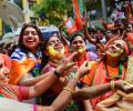 'Modi Sarkar' back with a bang, BJP crosses 300 mark