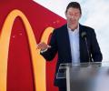 McDonald's CEO fired over 'consensual relationship' with employee