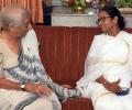 Mamata visits Abhijit Banerjee's mother after Nobel win