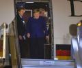 Angela Merkel arrives in Delhi; to hold talks with PM