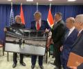 Modi gifts Trump framed photo of 'Howdy Modi' event