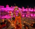 PHOTOS: Ayodhya glitters with diyas on the eve of bhoomi pujan