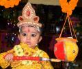 Janmashtami celebrated amid COVID-19 restrictions