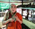 This monk offers shelter to snakes in monastery