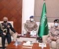 What was the army chief doing in Saudi Arabia?