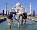 Taj Mahal gets a makeover ahead of Trump's visit