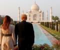 Donald, Melania Trump visit Taj Mahal