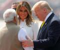 Bear hugs, charkha moment & Taj Mahal: Day 1 for Trump