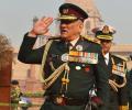 With new peak cap, badges, Gen Rawat makes debut as CDS