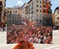 Memories from Running of the Bulls in Spain