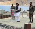 No power can touch even an inch of India's land: Rajnath in Ladakh