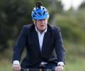 UK PM rides made-in-India Hero bike at launch of cycling drive