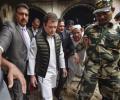 Rahul visits riot-hit areas, says hate won't benefit 'Bharat Mata'