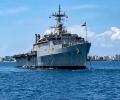 Naval ship arrives in Kochi with Indians from Maldives