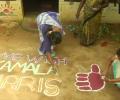 With rangoli, TN village roots for Kamala Harris' victory