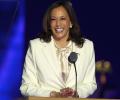 Kamala Harris wears Suffragette White to deliver victory speech