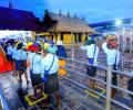 Devotees trek to Sabarimala, pray at Lord Ayyappa temple