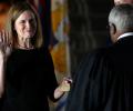 Trump's pick Amy Barrett sworn in as Supreme Court justice