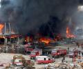 Massive fire at Beirut port weeks after deadly blast