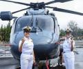 2 women officers to operate choppers from warships