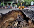 Massive sinkhole beneath IIT-Delhi flyover repaired, traffic resumes