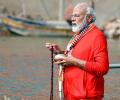 Modi takes a holy dip in Ganga at Varanasi