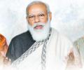 Modi, the Winter Fashionista