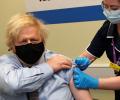 UK PM Boris Johnson takes first jab of COVID-19 vaccine