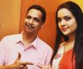 Drug peddler pic: Amruta Fadnavis takes on 'bigde' Nawab Malik