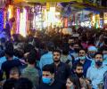 Huge Diwali rush at Delhi markets raises Covid fears