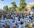 Another round of talks fails, farmers stay put outside Karnal secretariat