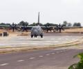 IAF plane with Rajnath, Gadkari lands on highway