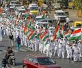 Cong launches 'Azadi Gaurav' foot march from Sabarmati Ashram