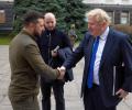 UK PM Johnson meets Ukrainian President Zelenskyy in Kyiv