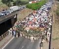 Protest near Maha-K'taka border as dispute simmers