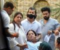 Tearful adieu to Tunisha; Sheezan's mother, sister attend last rites