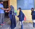 Hijab row: Angry parents protest, girl refuses to write exam