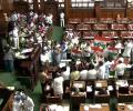 Karnataka minister, Congress chief nearly come to blows in House over 'insult to flag'