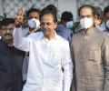 Anti-BJP front: KCR meets Uddhav, Pawar in Mumbai