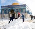 UNUSUAL! It's Snowing in Greece, Israel