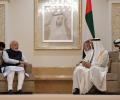 Modi meets UAE Prez Sheikh Mohamed in Abu Dhabi