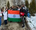 Fatigued, war-weary Sumy students head home to safety