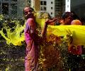 PIX: After two years, India celebrates Holi with traditional fervour