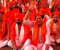 MNS workers play Hanuman Chalisa near mosque in Mumbai