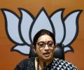 Smriti Irani faces Cong-NCP protests over price rise in Pune