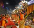 PIX: 8L earthen lamps illuminate banks of Ganga in Varanasi on Dev Deepawali